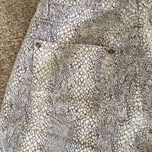 Snake Skin Print Jeans. Similar to Bohme -$46 - Picture 3 of 4